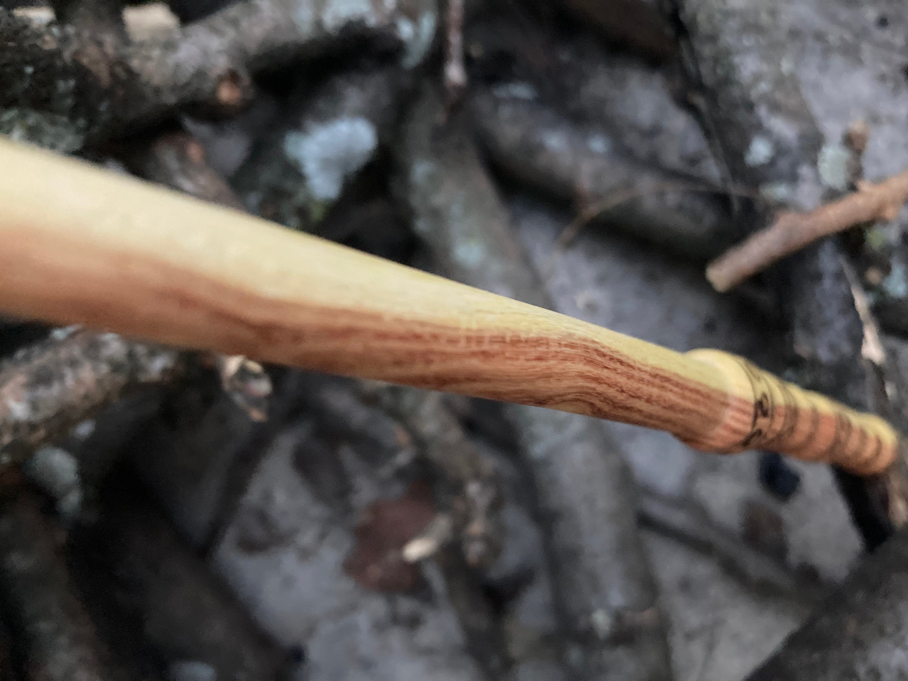 Hand carved Honeylocust wooden magic wand image 4