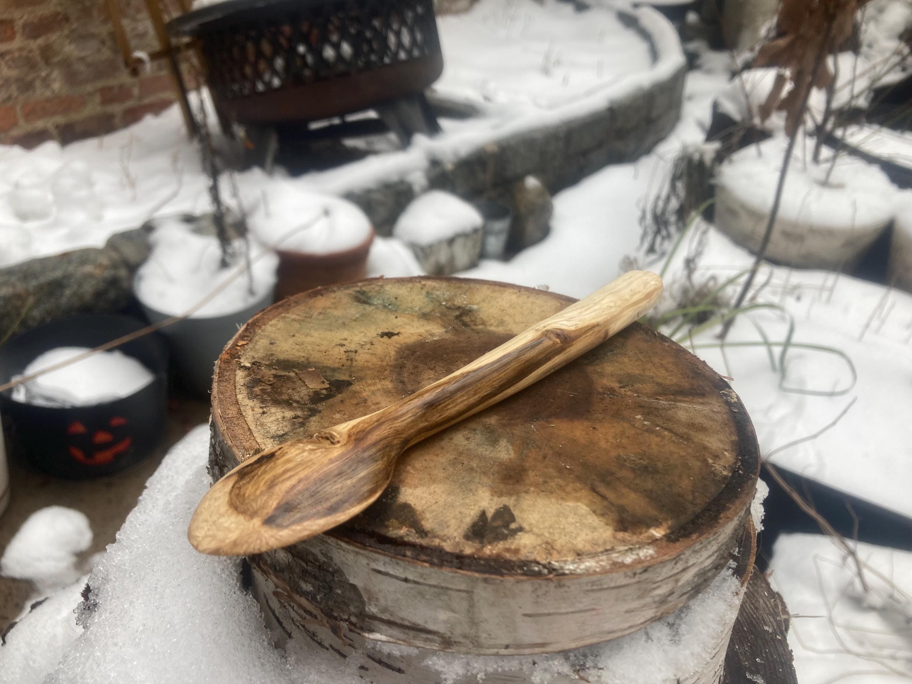 hand carved spoon image 2