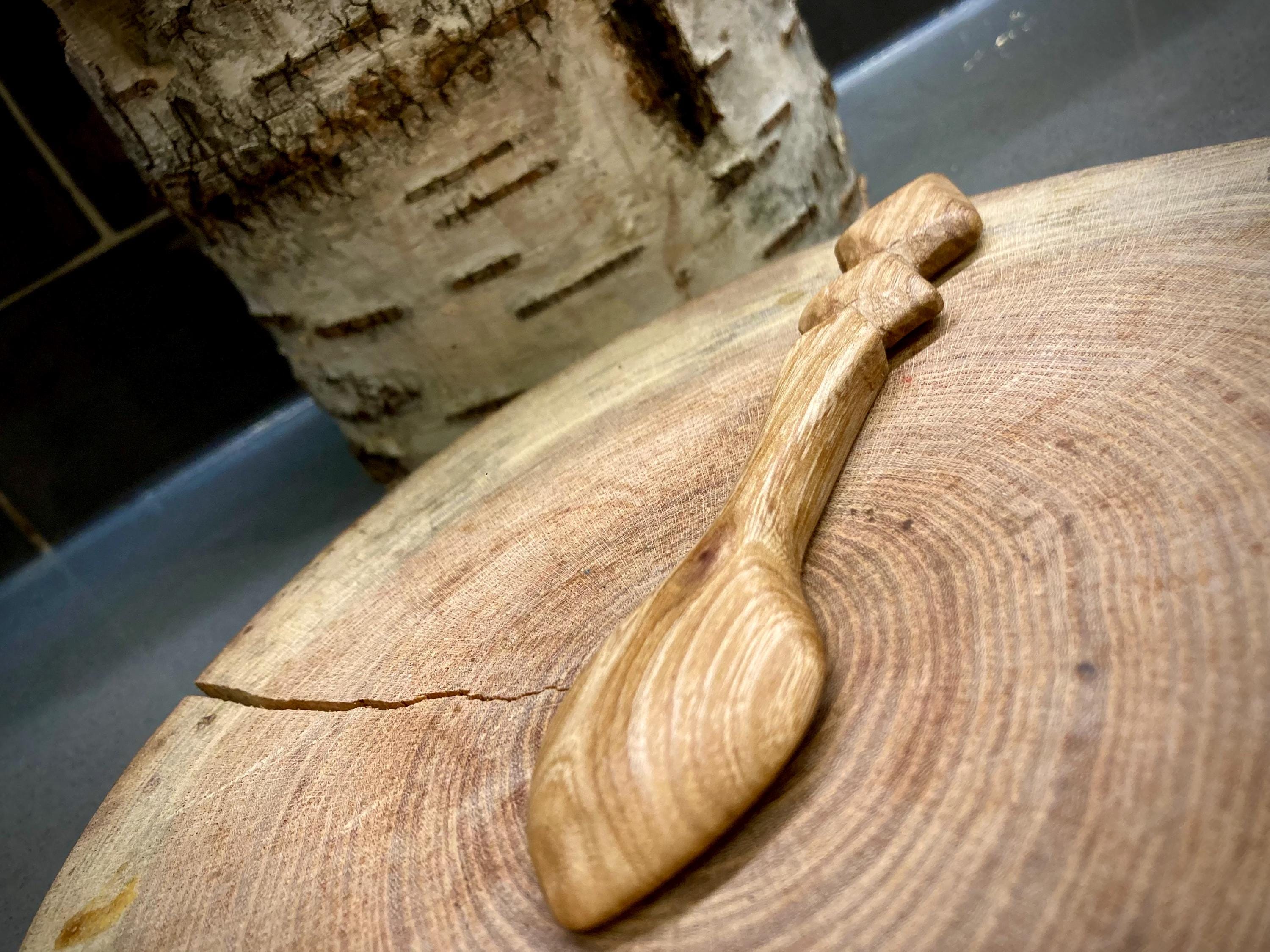 pear wood Celtic knot spoon image 3