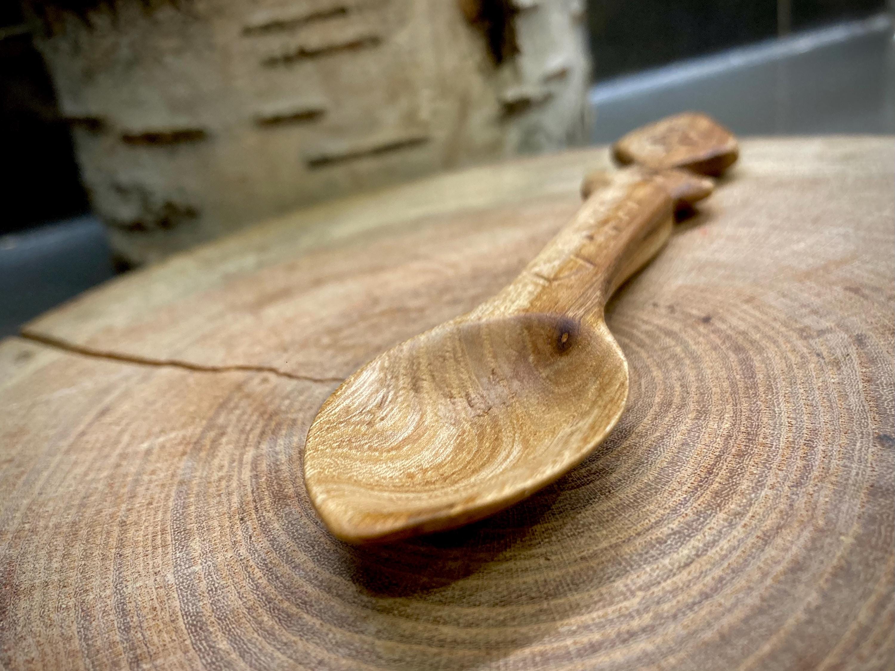 pear wood Celtic knot spoon image 5